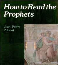 How to Read the Prophets (How to)