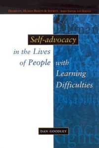 Self-Advocacy in the Lives of People with Learning Difficulties : The Politics of Resilience (Disability, Human Rights, and Society)