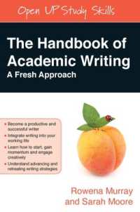 アカデミックライティング・ハンドブック<br>The Handbook of Academic Writing: A Fresh Approach