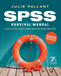 SPSS Survival Manual: a Step by Step Guide to Data Analysis using IBM SPSS （7TH）