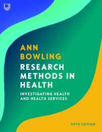Research Methods in Health: Investigating Health and Health Services （5TH）