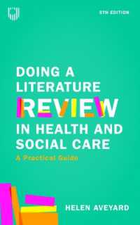 Doing a Literature Review in Health and Social Care: a Practical Guide 5e （5TH）