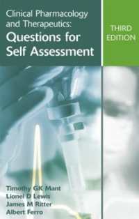 Clinical Pharmacology and Therapeutics: Questions for Self Assessment, Third edition （3RD）