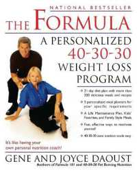 The Formula : A Personalized 40-30-30 Fat-Burning Nutrition Program