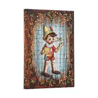 Carlo Collodi, Pinocchio (Fairy Tale Collection) Mini Lined Hardcover Journal (Elastic Band Closure)