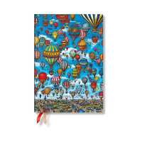 2027 Balloon Festival MIDI Horizontal Softcover 18-Month Weekly Planner, 224pg, 80gsm by Paperblanks (Pierre the Maze Detective) (Pierre the Maze Detective)