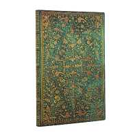2027 Emerald Flower (Nature's Grace) Maxi 18-Month Softcover Dayplanner (Elastic Band Closure) Vertical