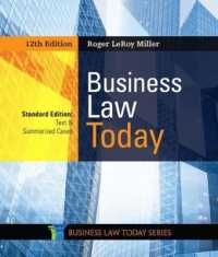 Business Law Today, Standard: Text & Summarized Cases （12TH）