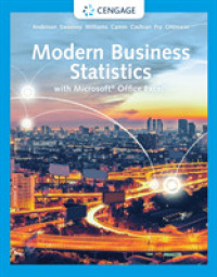 Modern Business Statistics with Microsoft (R) Excel (R) -- Hardback （7 ed）