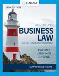 Anderson's Business Law & the Legal Environment - Comprehensive Edition （24TH）