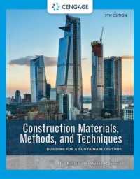 Construction Materials, Methods, and Techniques : Building for a Sustainable Future （5TH）
