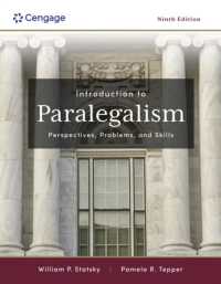 Introduction to Paralegalism: Perspectives, Problems and Skills （9TH）