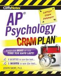 Cliffsnotes Ap Psychology Cram Plan -- Paperback (English Language Edition)