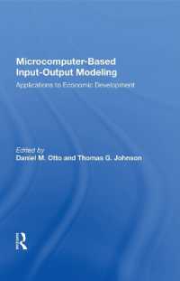 Microcomputer Based Input-output Modeling : Applications to Economic Development