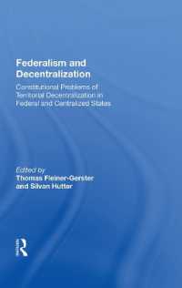 Federalism and Decentralization : Constitutional Problems of Territorial Decentralization in Federal and Centralized States