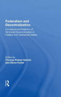 Federalism and Decentralization : Constitutional Problems of Territorial Decentralization in Federal and Centralized States