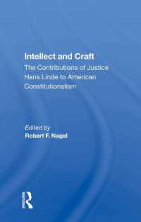 Intellect and Craft : The Contributions of Justice Hans Linde to American Constitutionalism