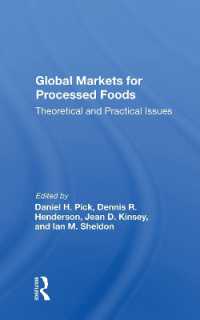 Global Markets for Processed Foods : Theoretical and Practical Issues