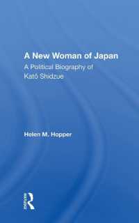 A New Woman of Japan : A Political Biography of Kato Shidzue