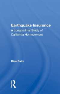 Earthquake Insurance : A Longitudinal Study of California Homeowners