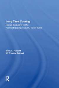 Long Time Coming : Racial Inequality in the Nonmetropolitan South, 1940-1990