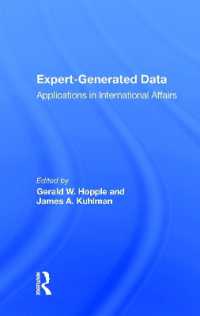 Expert-generated Data : Applications in International Affairs