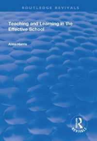 Teaching and Learning in the Effective School (Routledge Revivals)