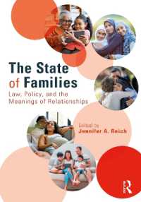 最新家族社会学読本<br>The State of Families : Law, Policy, and the Meanings of Relationships