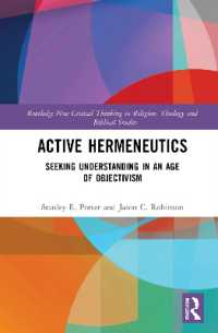Active Hermeneutics : Seeking Understanding in an Age of Objectivism (Routledge New Critical Thinking in Religion, Theology and Biblical Studies)