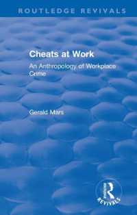 Cheats at Work : An Anthropology of Workplace Crime (Routledge Revivals)