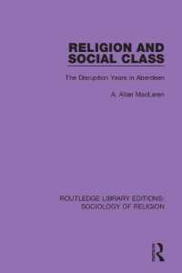 Religion and Social Class : The Disruption Years in Aberdeen (Routledge Library Editions: Sociology of Religion)