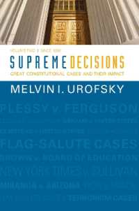 Supreme Decisions, Volume 2 : Great Constitutional Cases and Their Impact, Volume Two: since 1896
