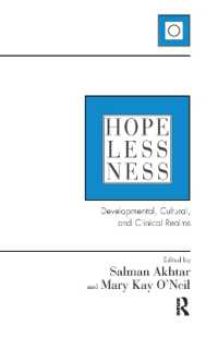 Hopelessness : Developmental, Cultural, and Clinical Realms