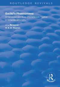 Euclid's Phaenomena : A Translation and Study of a Hellenistic Treatise in Spherical Astronomy (Routledge Revivals)