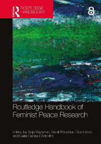 ラウトレッジ版　フェミニスト平和研究ハンドブック<br>Routledge Handbook of Feminist Peace Research