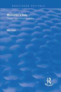 Mussolini's Italy : Twenty Years of the Fascist Era (Routledge Revivals)