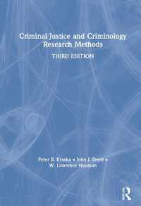 刑事司法・犯罪学研究法（第３版）<br>Criminal Justice and Criminology Research Methods （3RD）