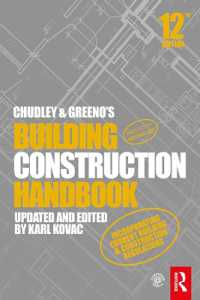 Chudley and Greeno's Building Construction Handbook -- Paperback / softback （12 ed）