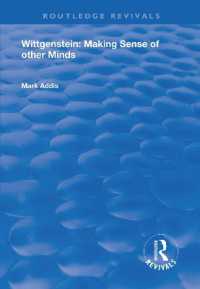 Wittgenstein : Making Sense of Other Minds (Routledge Revivals)