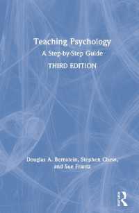 心理学教授ガイド（第３版）<br>Teaching Psychology : A Step-by-Step Guide （3RD）