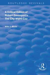 A Critical Edition of Robert Davenport's the City Night-Cap (Routledge Revivals)
