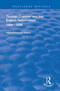 Thomas Cranmer and the English Reformation 1489-1556 (Routledge Revivals)