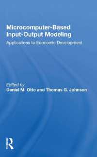 Microcomputer Based Input-output Modeling : Applications to Economic Development