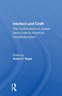 Intellect and Craft : The Contributions of Justice Hans Linde to American Constitutionalism
