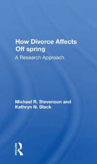 How Divorce Affects Offspring : A Research Approach