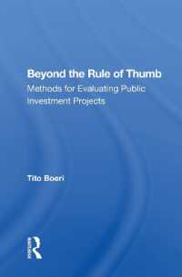 Beyond the Rule of Thumb : Methods for Evaluating Public Investment Projects