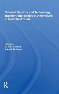 National Security and Technology Transfer : The Strategic Dimensions of East-west Trade