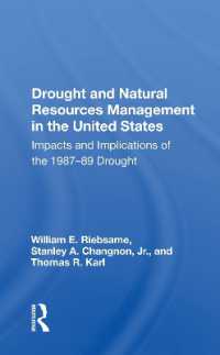 Drought and Natural Resources Management in the United States : Impacts and Implications of the 1987-89 Drought