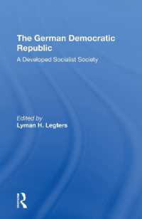 The German Democratic Republic : A Developed Socialist Society
