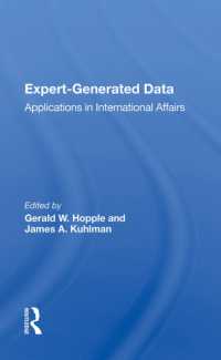 Expert-generated Data : Applications in International Affairs